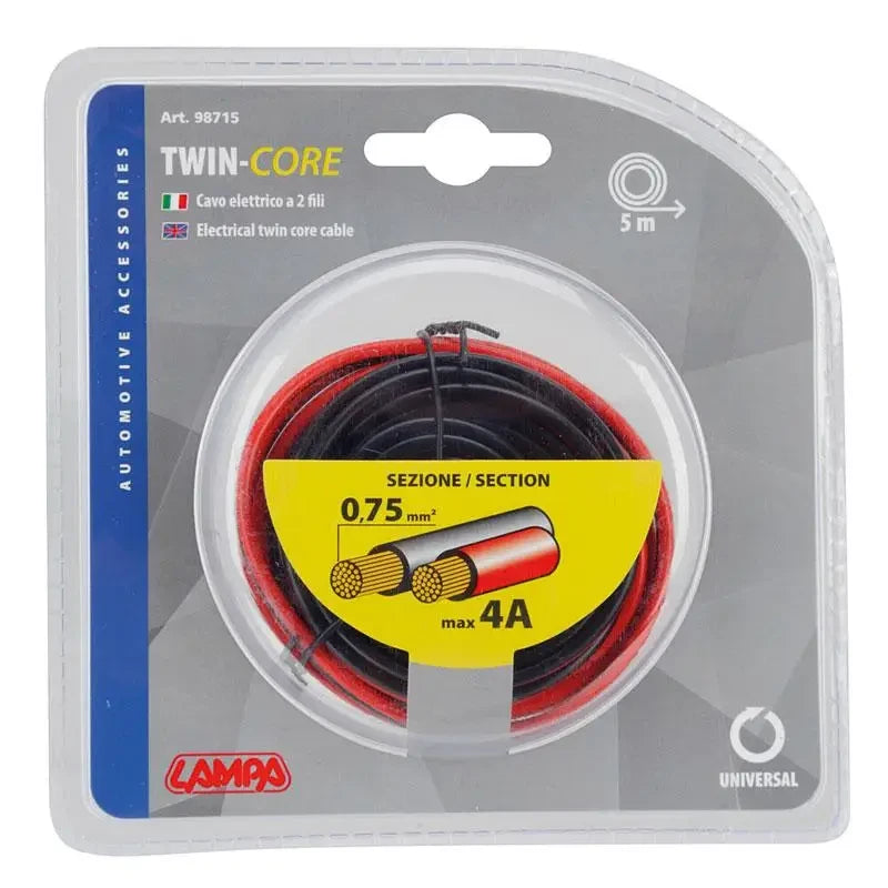 Dvoužilový kabel TWIN-CORE 0, 75