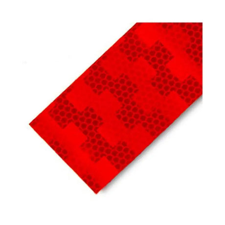 Reflexní páska 5 cm plná červená